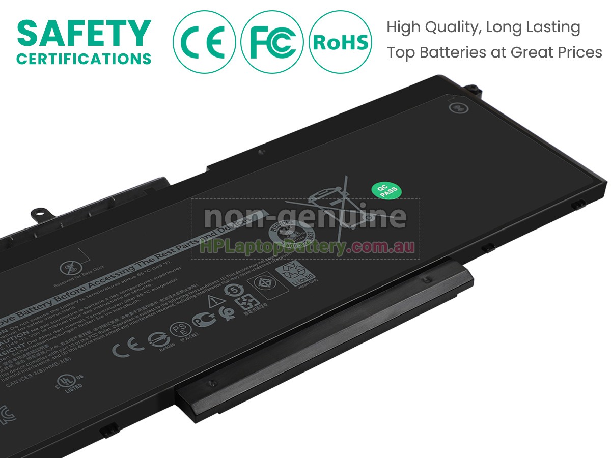 Battery for Dell 3PCVM laptop