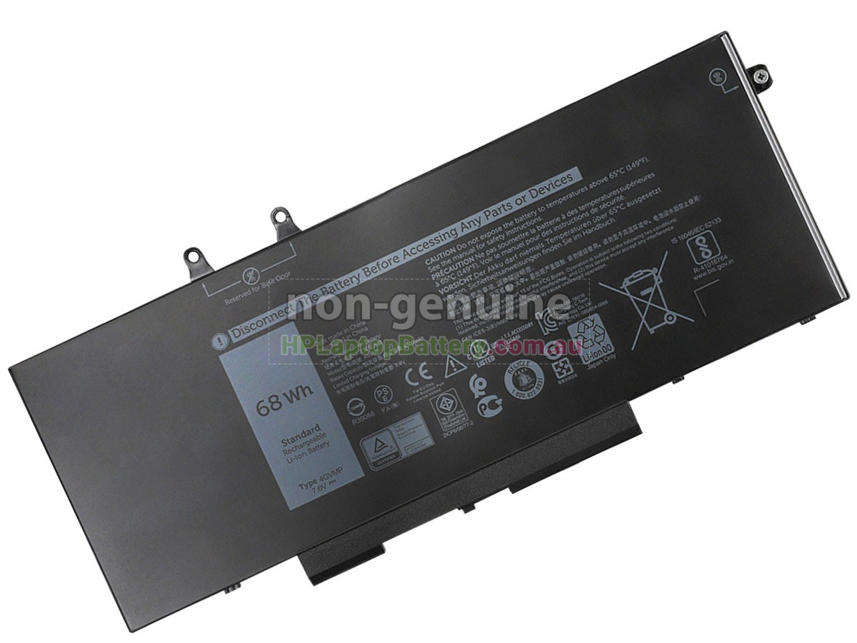 Battery for Dell 4GVMP laptop