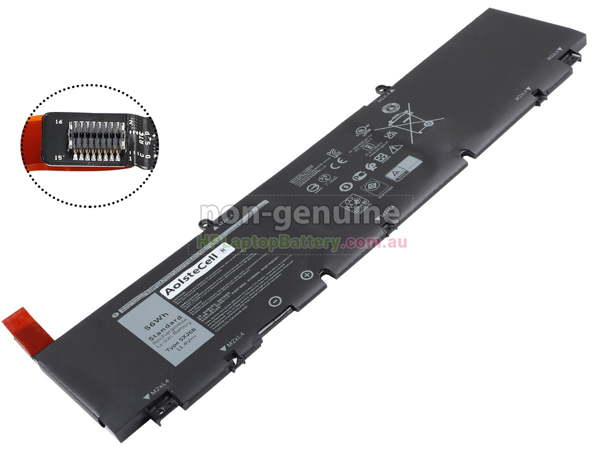 Battery for Dell 5XJ6R laptop