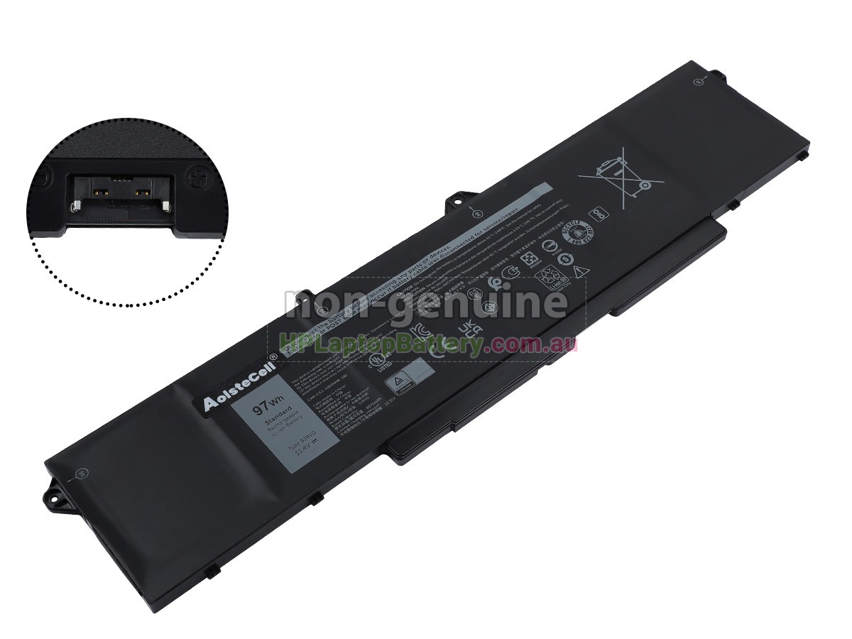 Battery for Dell 9JRV0 laptop