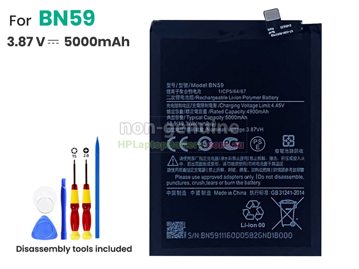 Battery for XiaoMi REDMI NOTE 10 laptop