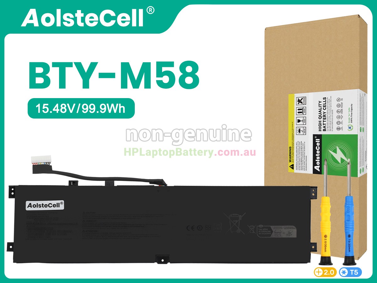 Battery for MSI BTY-M58 laptop