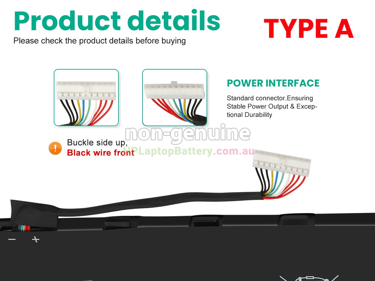 Battery for MSI STEALTH GS77 12UH-060BE laptop