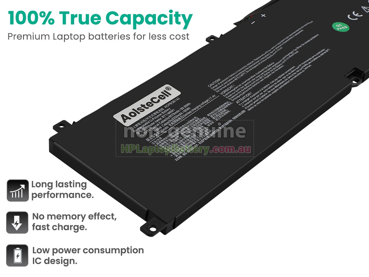 Battery for MSI STEALTH GS77 12UH-060BE laptop