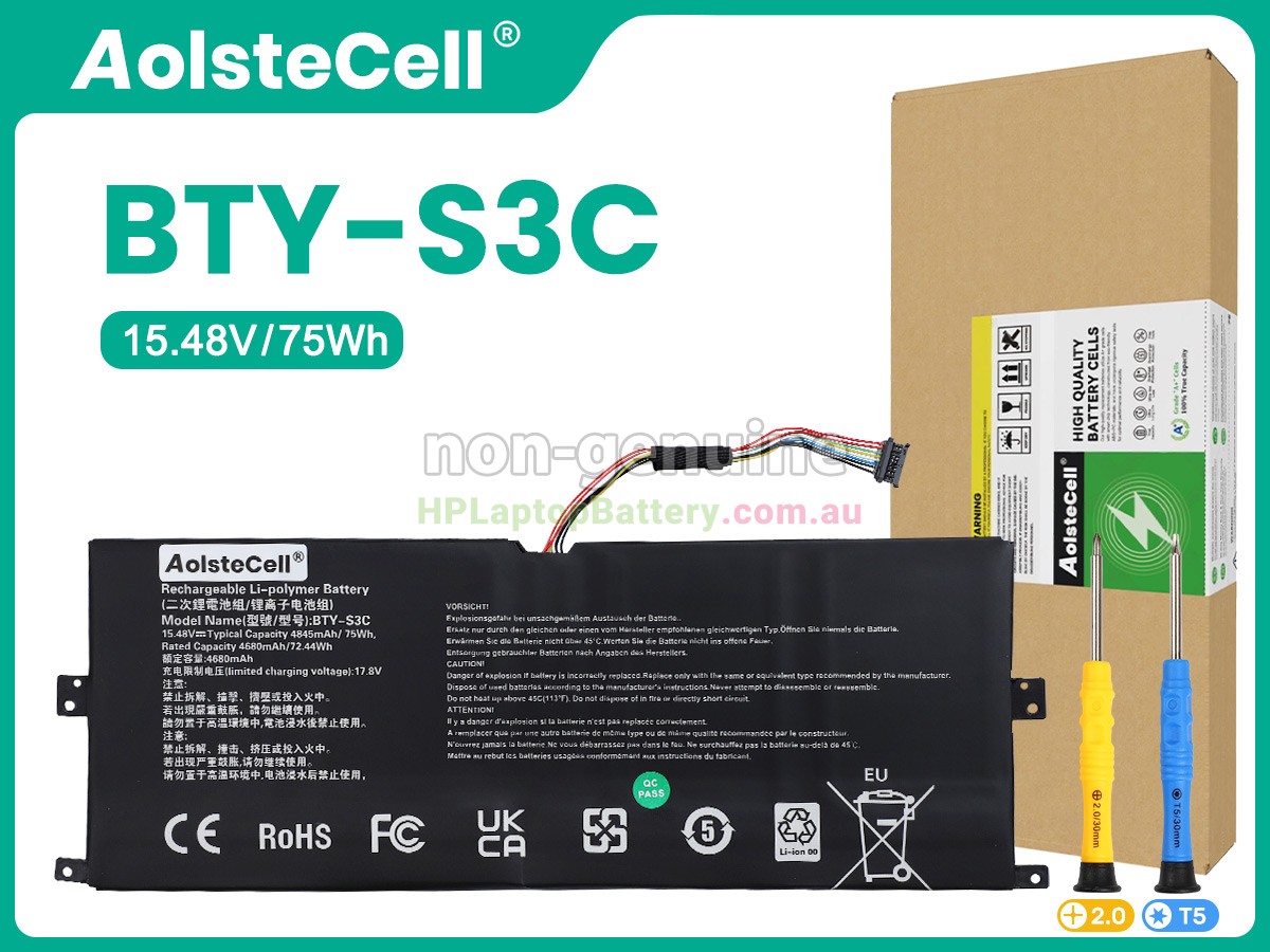 Battery for MSI BTY-S3C laptop
