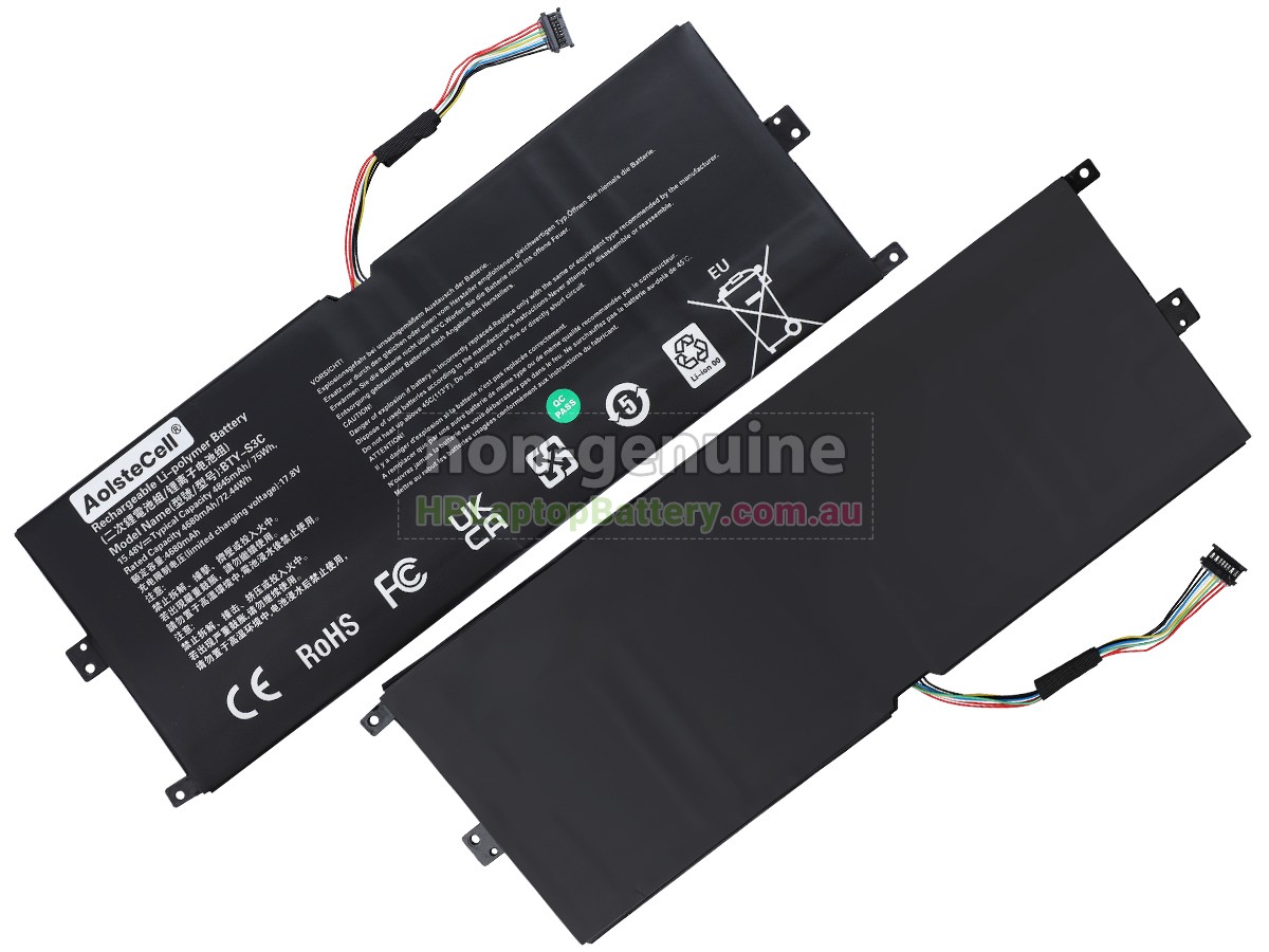 Battery for MSI BTY-S3C laptop