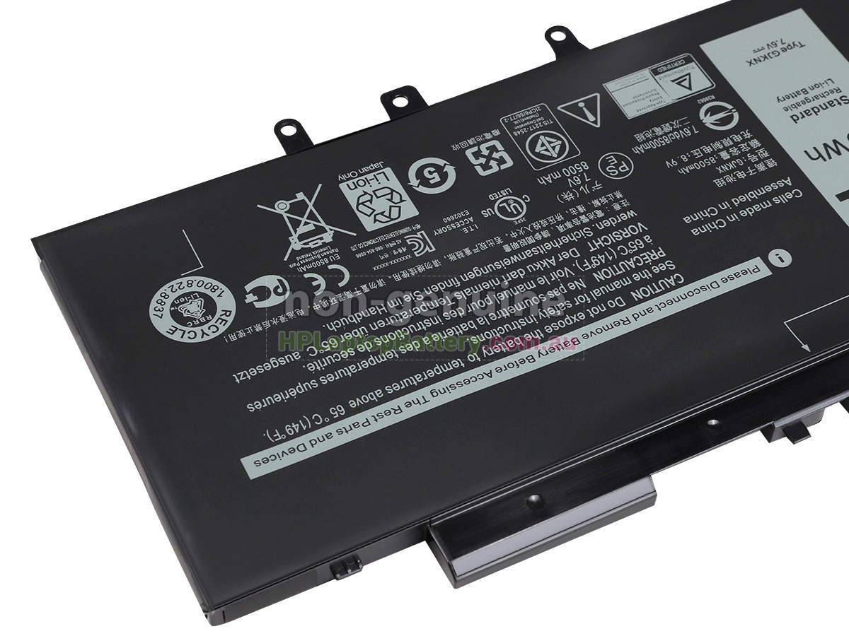 Battery for Dell DV9NT laptop