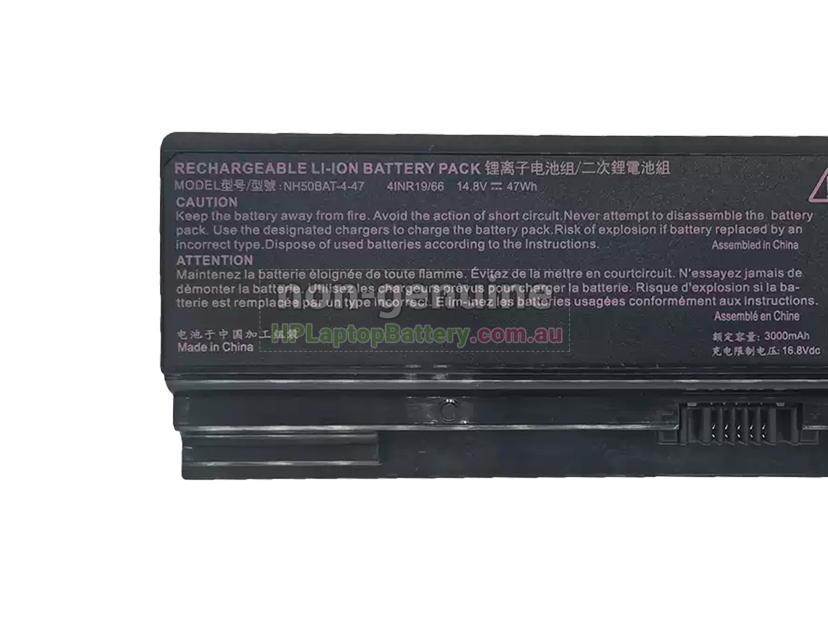 Battery for Gigabyte NH50BAT-4-47 laptop