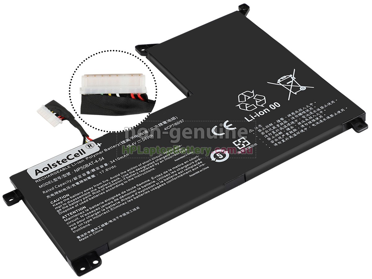 Battery for Gigabyte NP50BAT-4-54 laptop