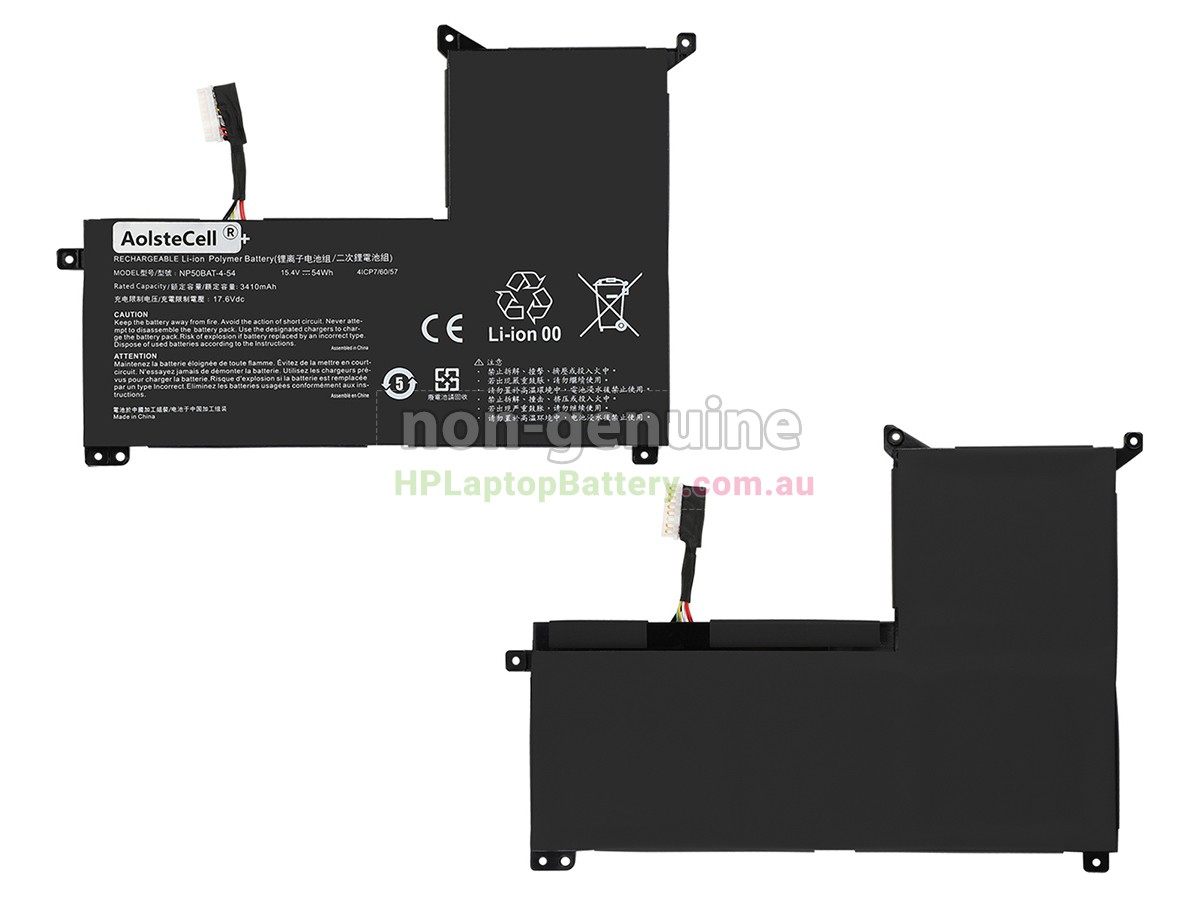 Battery for Gigabyte NP50BAT-4-54 laptop