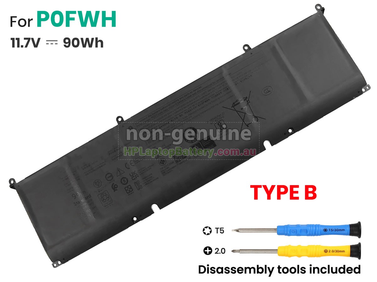 Battery for Dell Inspiron 16 7640 2-IN-1 laptop
