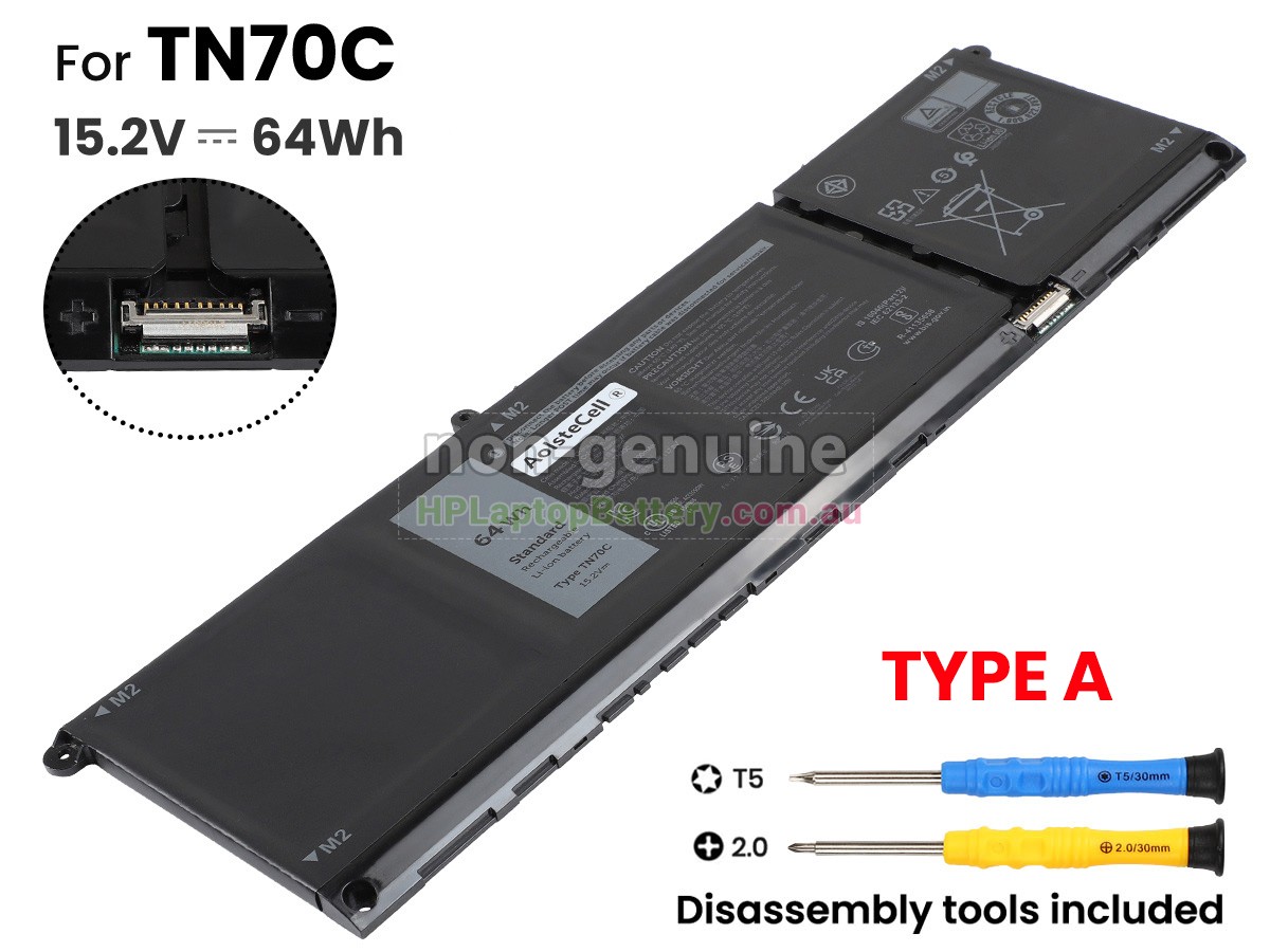 Battery for Dell Inspiron 16 7640 2-IN-1 laptop