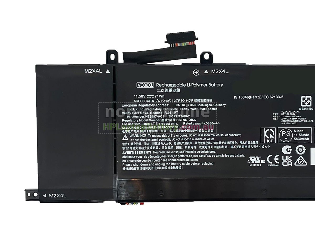 Battery for HP Omen TRANSCEND 14-FB1011NIA laptop