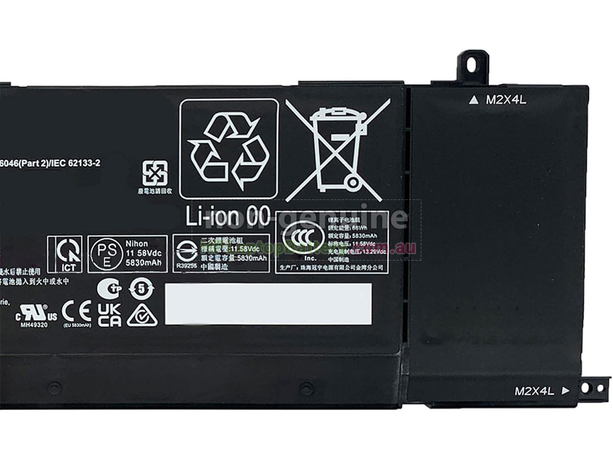 Battery for HP Omen TRANSCEND 14-FB1011NIA laptop