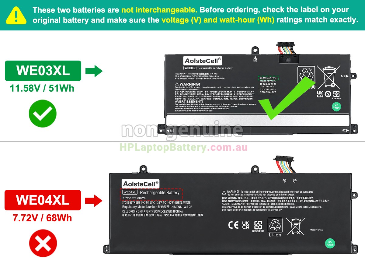 Battery for HP Pavilion Plus 14-EY0035AU laptop