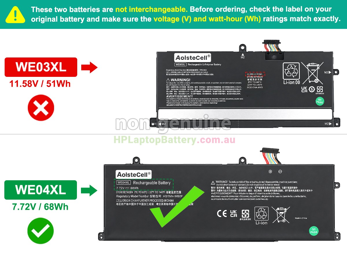 Battery for HP Pavilion Plus 14-EY0035AU laptop