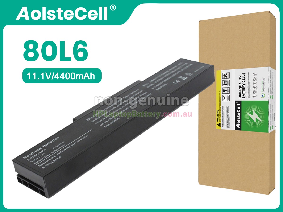 Battery for Dell BATEL80L6 laptop