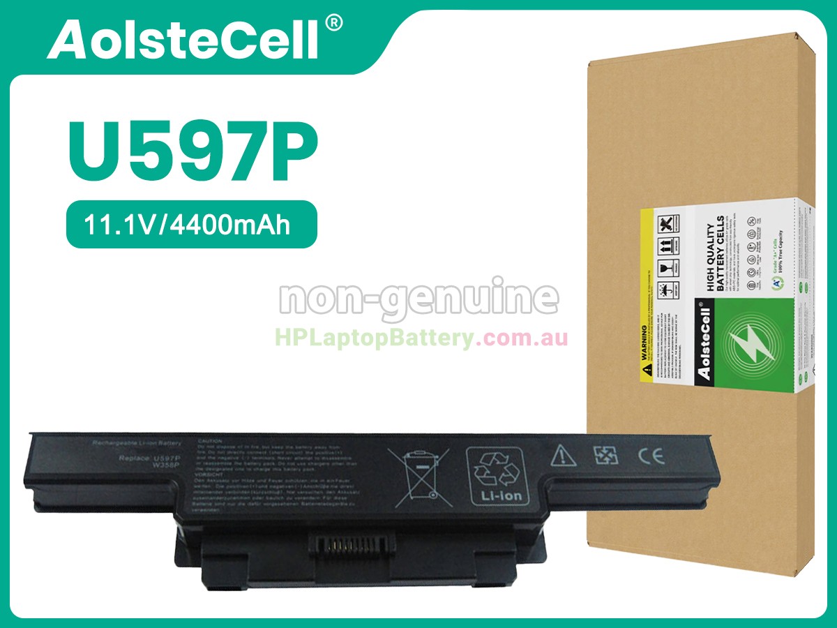 Battery for Dell W358P laptop
