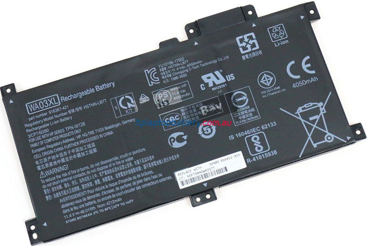 battery for HP Pavilion X360 15T-BR000 CTO laptop,48.01Wh replacement ...